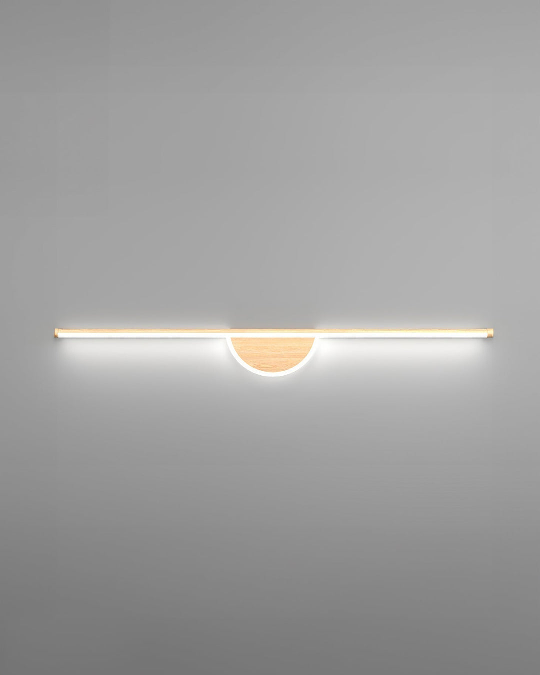 Modern Wall Lamp made of Wooden Arch